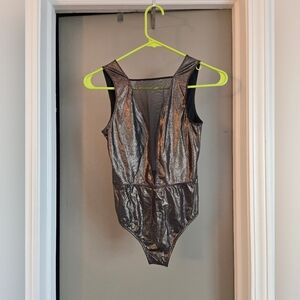 Victoria's Secret body suit. Black and gold